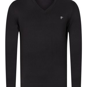 V-Ausschnitt-Pullover